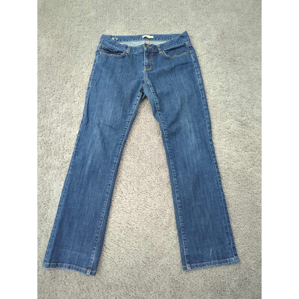 CAbi Jeans Womens 10 Blue Denim Low Rise Bootcut Stretch Casual
